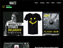 Tablet Screenshot of manafest.com